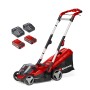 Einhell Akku-Rasenmäher Rasarro GP-CM 36/41 Li-Solo mit Akkus und Ladegeräten.