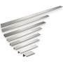 SOTECH Searl Griffleisten in verschiedenen Längen, Aluminium Edelstahloptik gebürstet. Moderne Möbelgriffe.