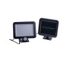 Schwarze LED Solar-Wandleuchte Pepe mit Bewegungsmelder für den Außenbereich.