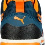Puma Safety Crosstwist Low S3 Sicherheitshalbschuh, blau-orange, Rückansicht.