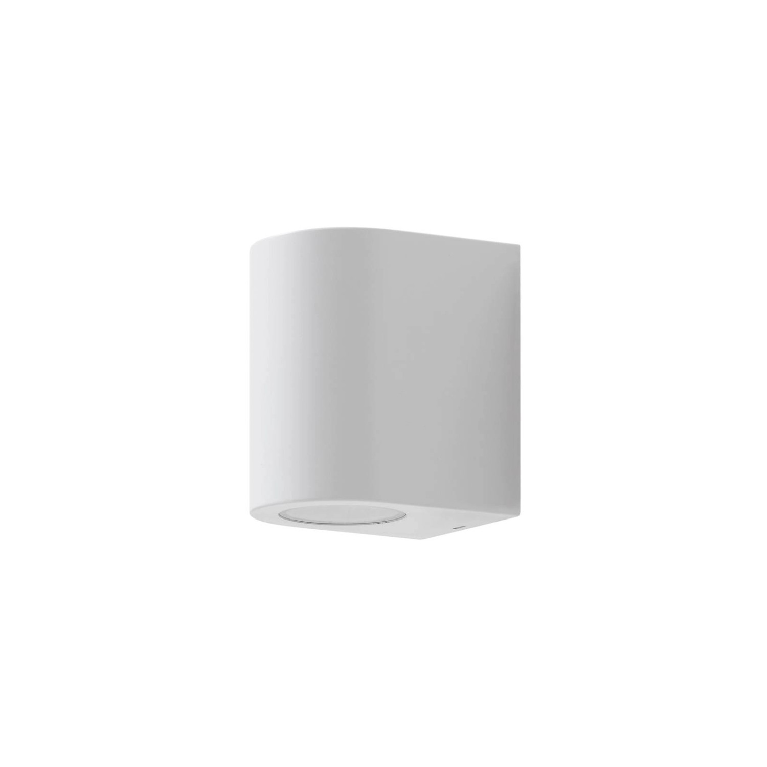 PRIOS Wandleuchte Außen Irfan 10011360 Spritzwassergeschützt Modern in Weiß 1-flammig GU10