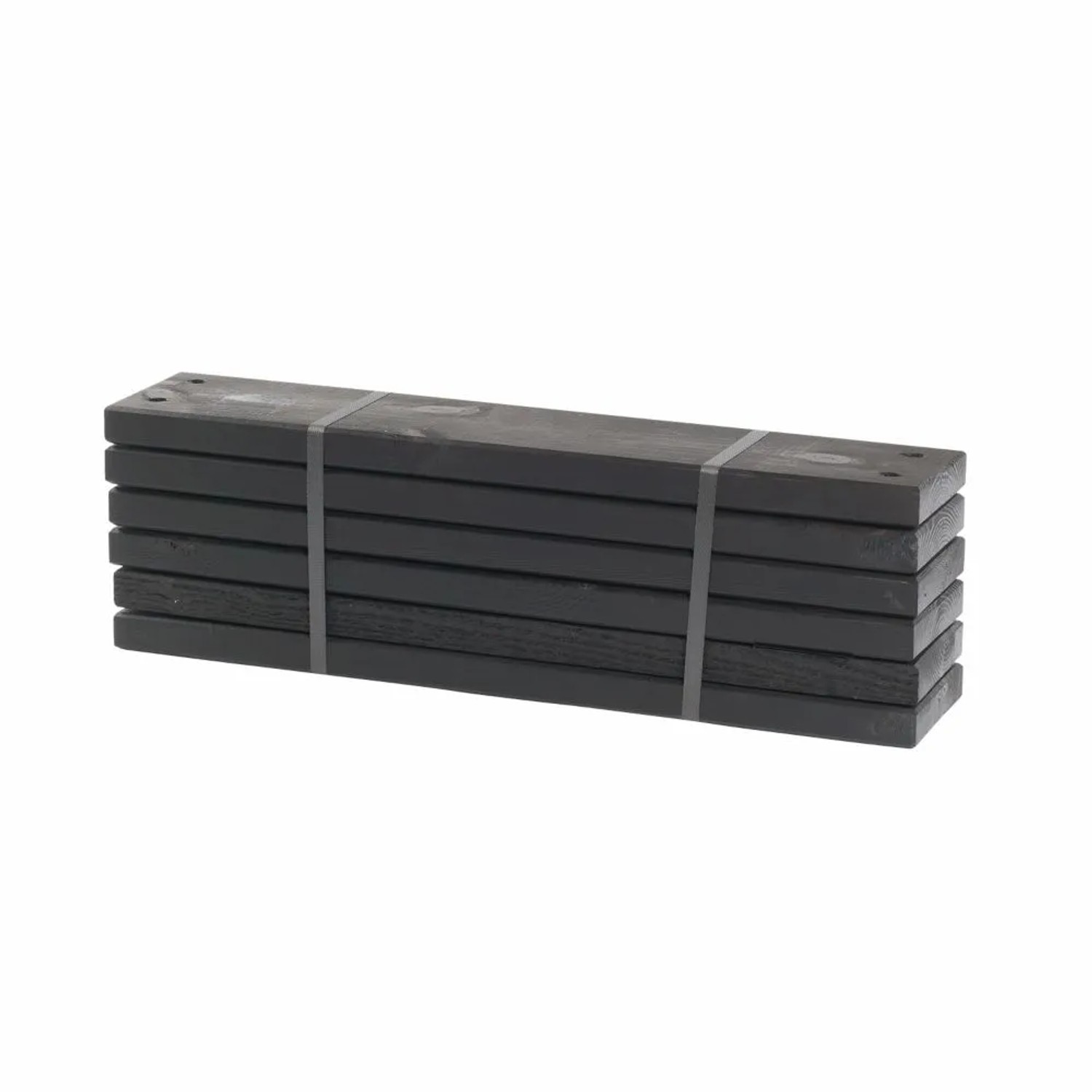PLUS Pipe Planken Schwarz 60 cm 6 Stück Gartenzubehör Hochbeet Gartenartikel
