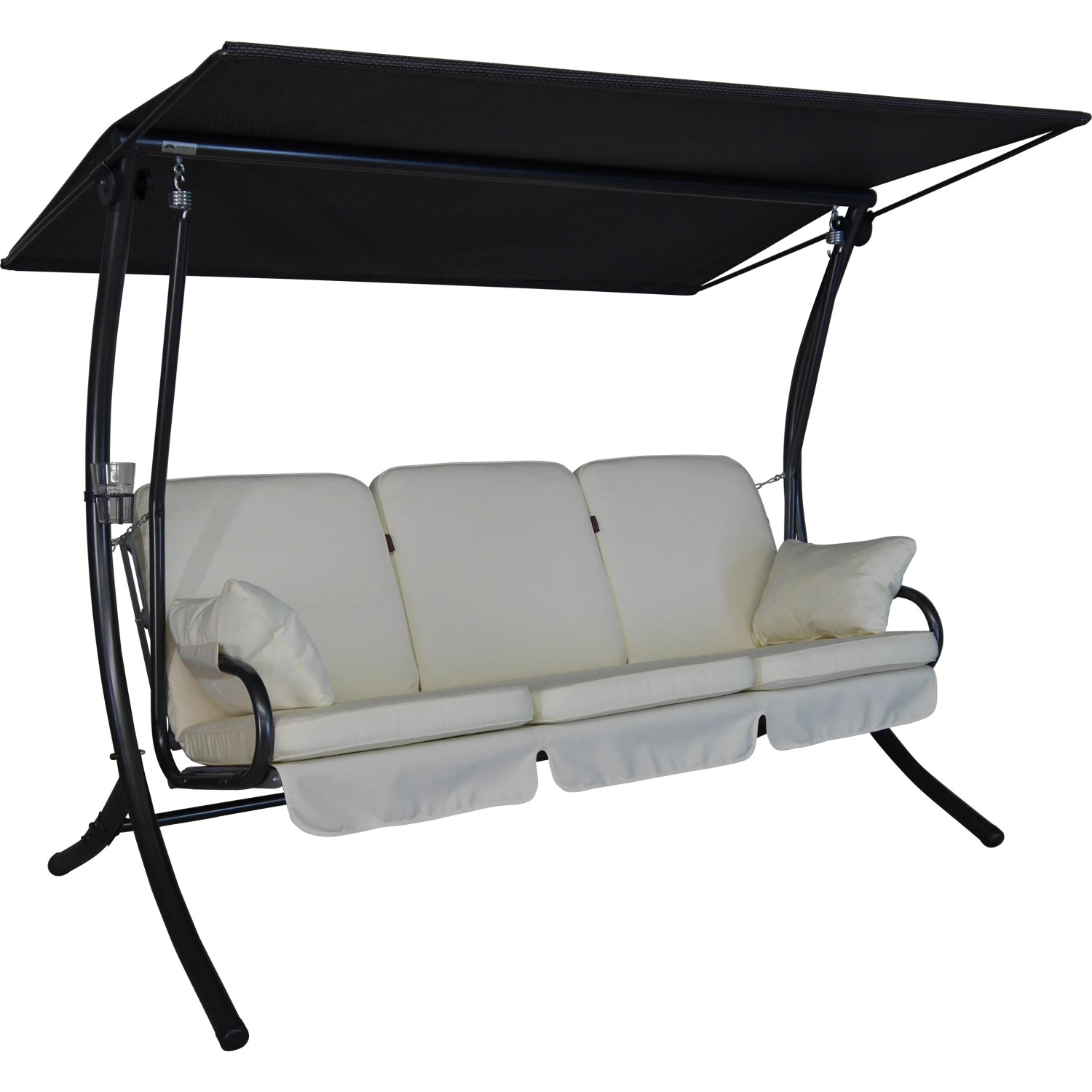 Angerer Freizeitmöbel Angerer Hollywoodschaukel Star Detroit 3-Sitzer Beige