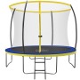 Zero Gravity Gartentrampolin 305cm mit Sicherheitsnetz, Leiter und Bodenanker.