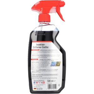 Nigrin Performance Insekten-Entferner 500ml mit rotem Sprühkopf für Autopflege.