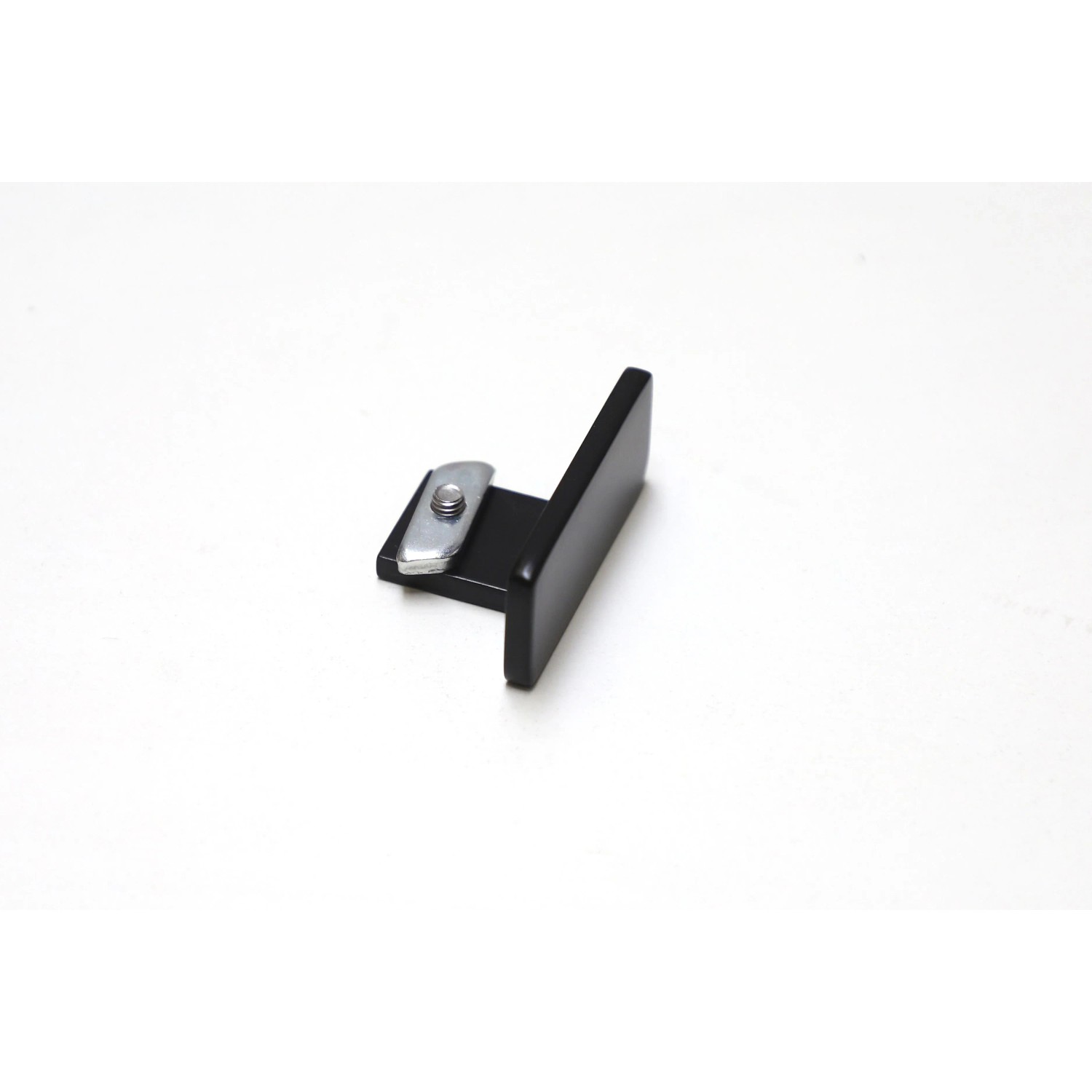 Schwarze Endkappe aus Aluminium für Handlauf, Zubehör für Treppen & Geländer.