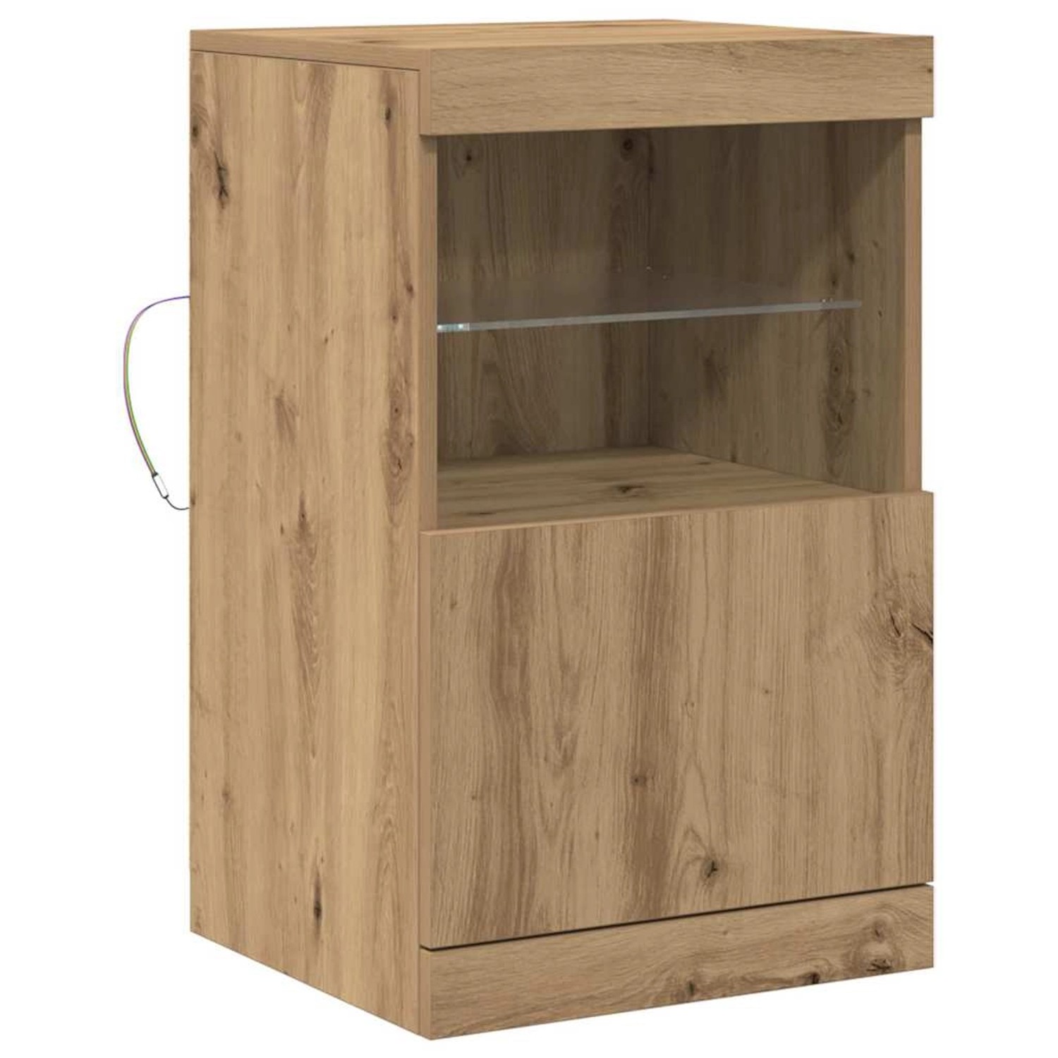vidaXL Sideboard Eiche Handwerklich 41 x 37 x 67 cm Holzwerkstoff 863037