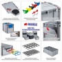 PROREGAL SuperSparSet: Zubehör für Euroboxen, z.B. Deckel, Einsätze, ColorClips und Verbinder.