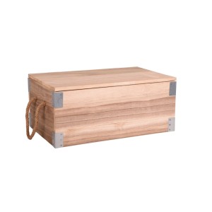 DELUKE Kochset SIENA in Holzkiste: Gusseisen Töpfe und Pfanne.