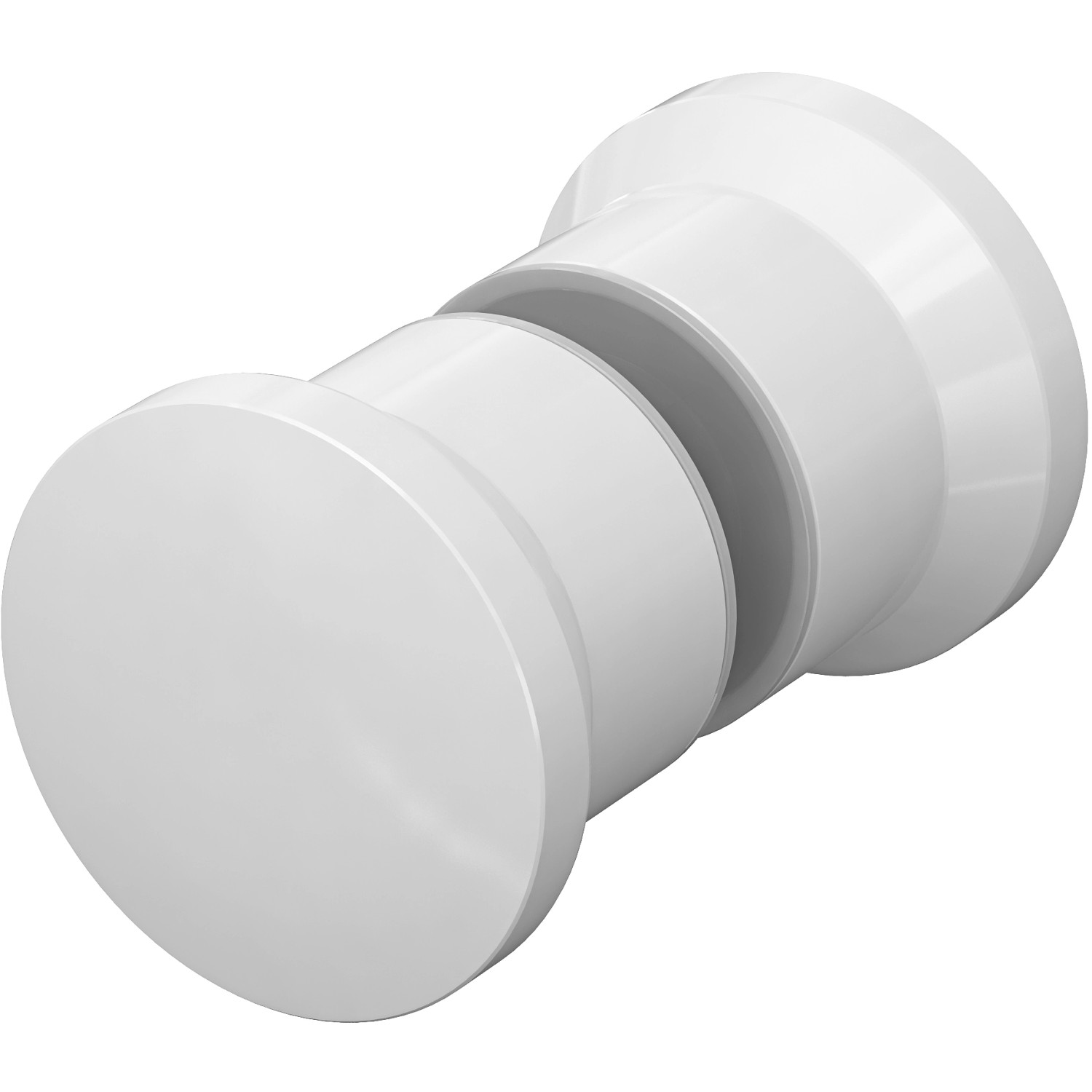 baliv Dusch-Handgriff Rund Weiß