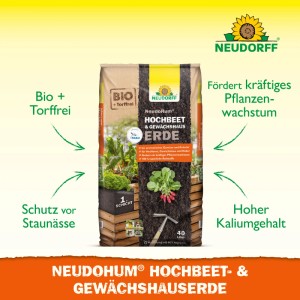 Neudorff Erde für Hochbeet- & Gewächshaus NeudoHum 40 l