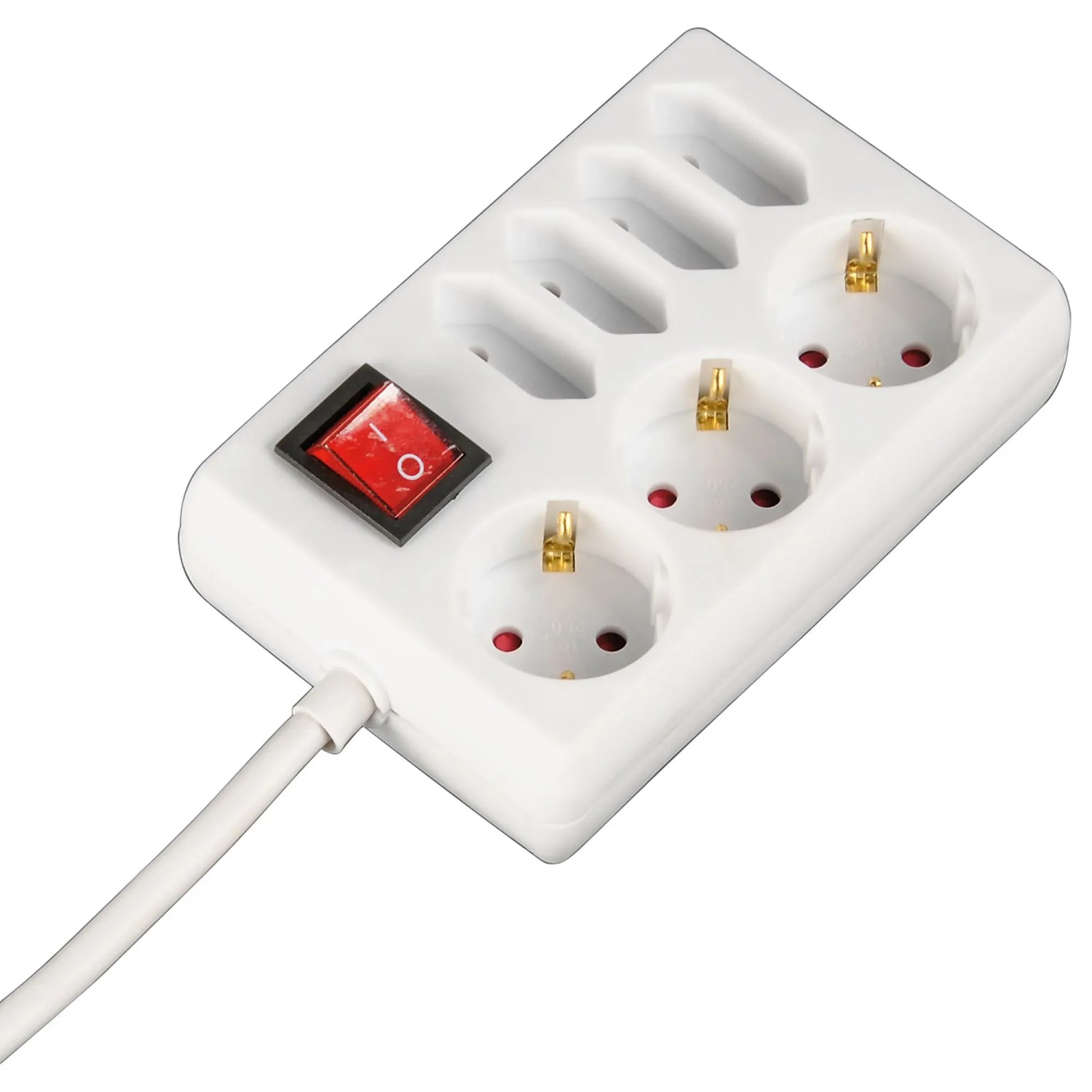 Hama Steckdosenleiste 7-Fach mit Schalter Weiß 1,4 m günstig online kaufen