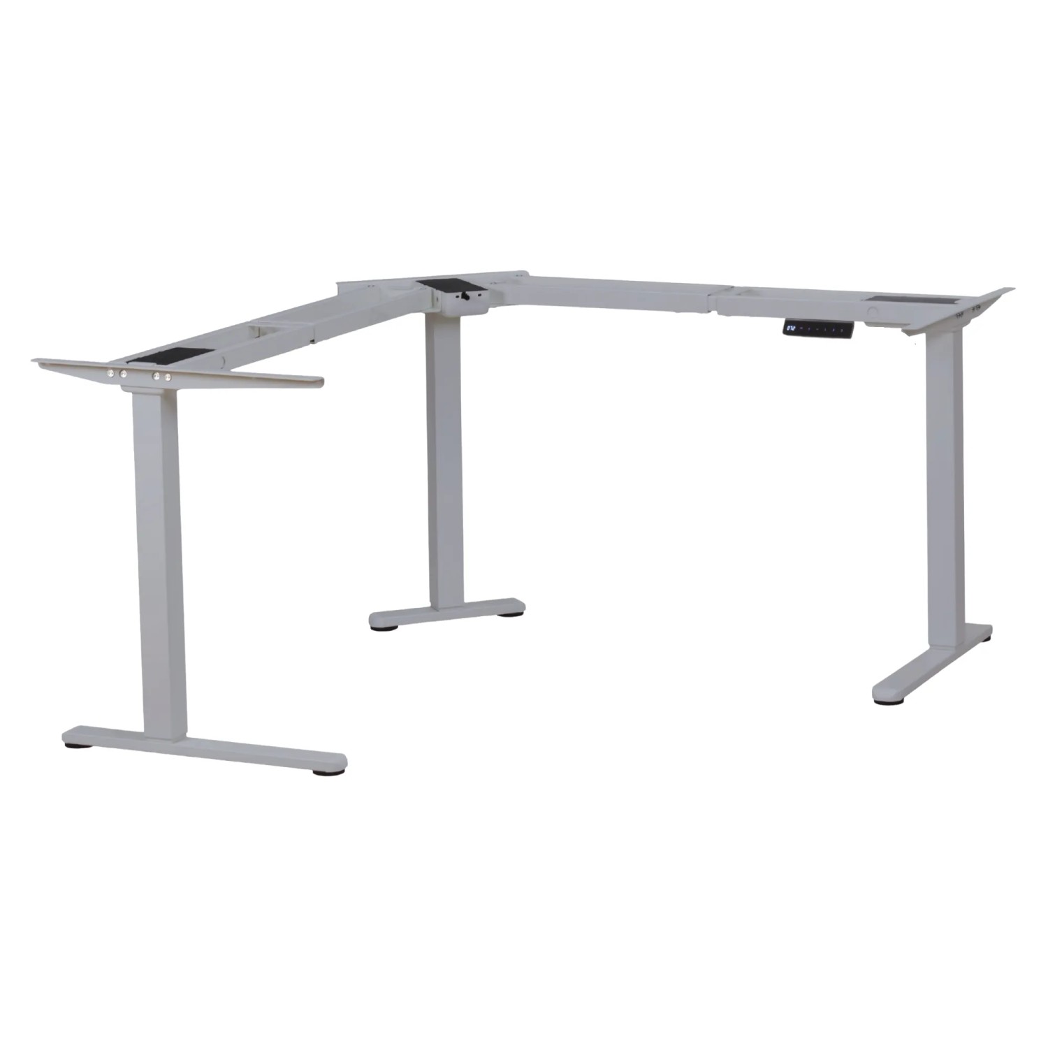 Albatros Eck Schreibtisch Gestell LIFT L7S Silber Stufenlos Verstellbar 3 M günstig online kaufen