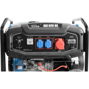 Güde Stromerzeuger GSE 6701 RS Benzin mit 230V und 400V Anschlüssen.