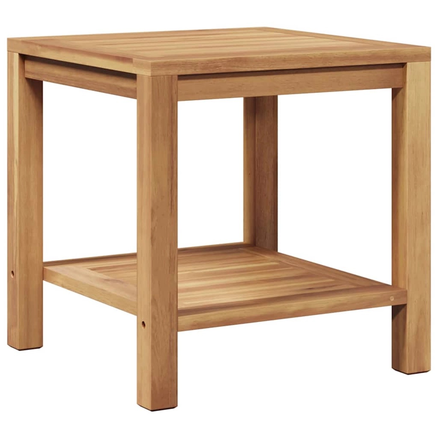 vidaXL Couchtisch Braun 45 x 45 x 45 cm Teak-Massivholz 42002305 günstig online kaufen
