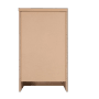 Respekta Unterschrank Merle, 50 cm, Schwarz, Detailansicht der Rückseite.