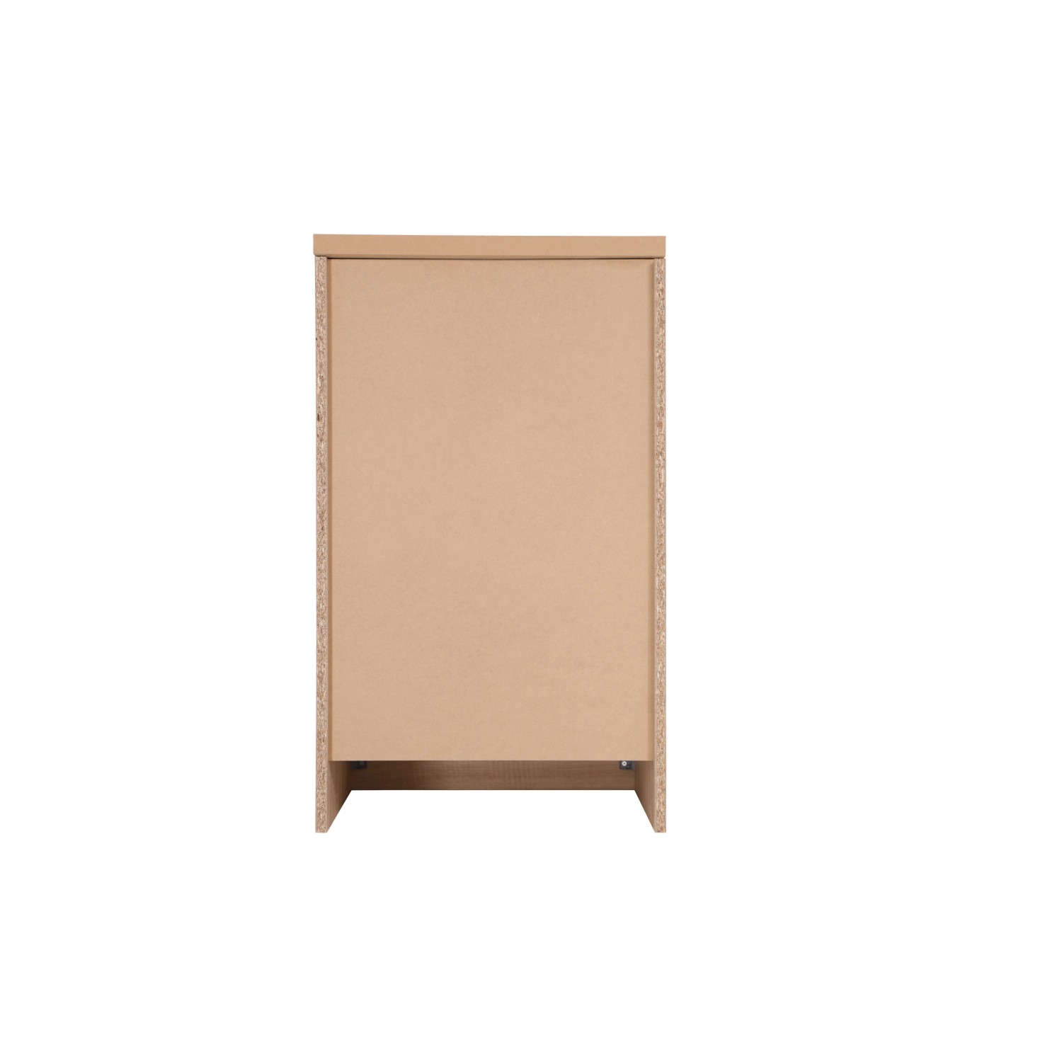 Respekta Unterschrank Merle, 50 cm, Schwarz, Detailansicht der Rückseite.