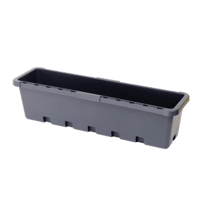 GreenLife Blumenkasten 5 Stück in Anthrazit als Komplett Set