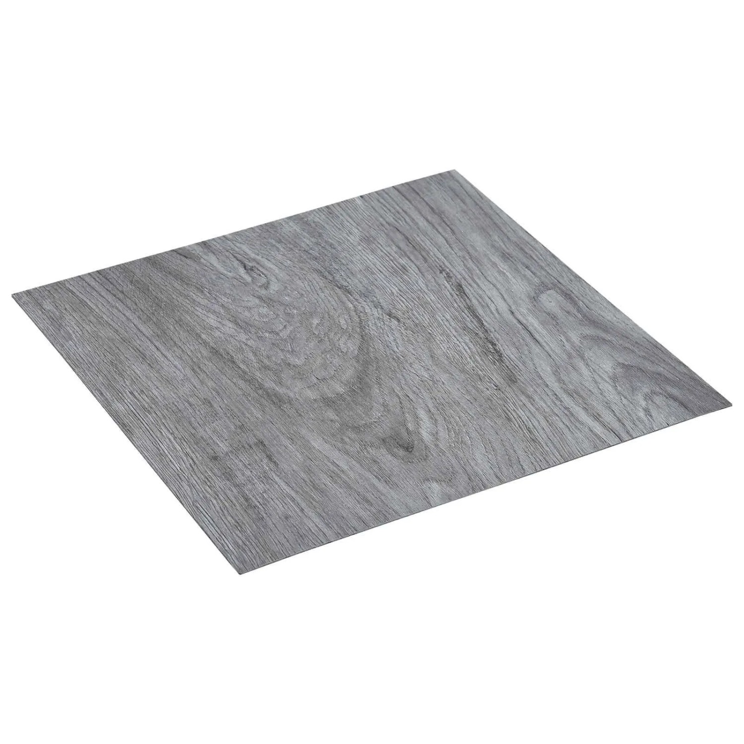 vidaXL Bodenplanken 55 Stk Hellgrau 5,11 m² PVC 42046280