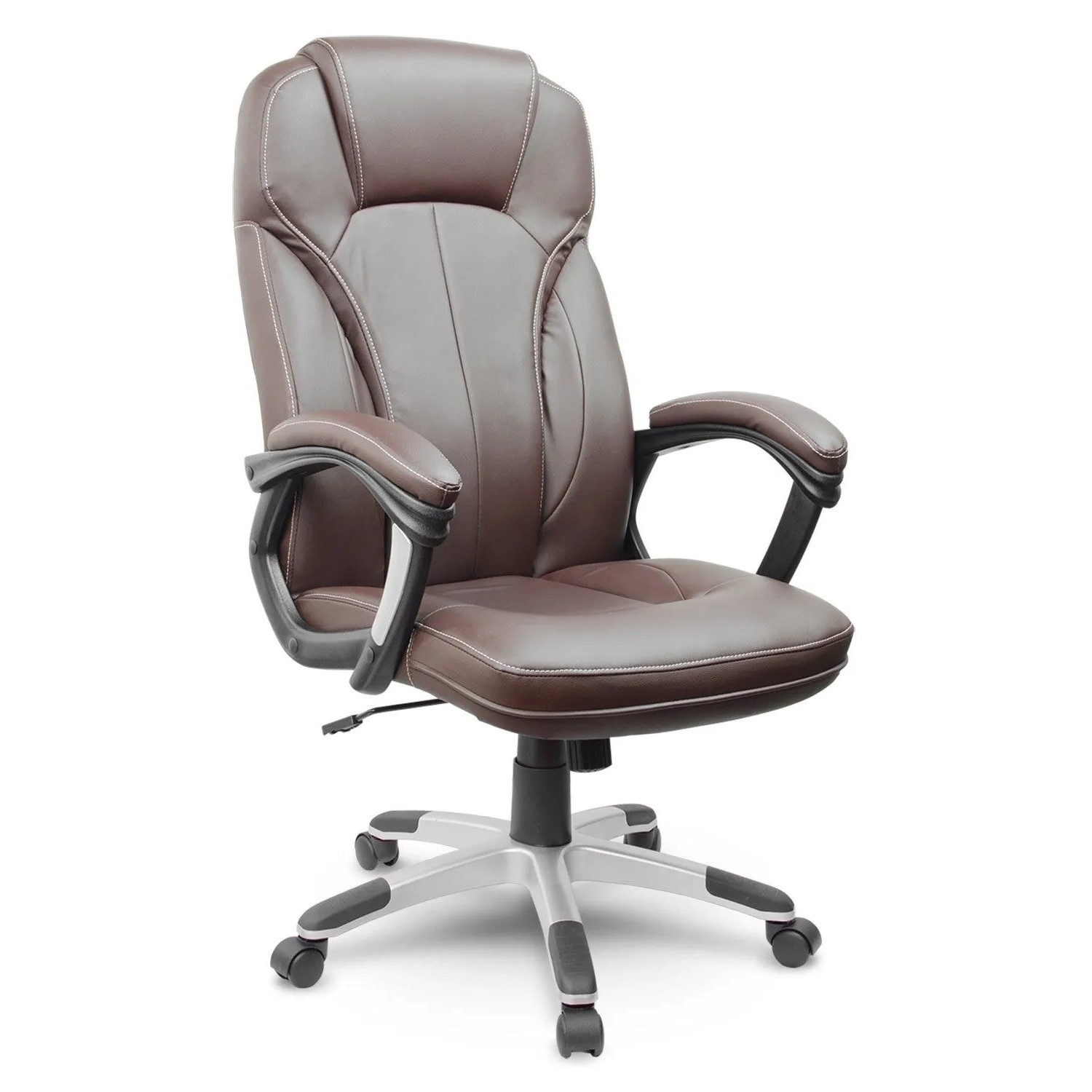 Sofotel Eg 222 Brauner Lederbürostuhl