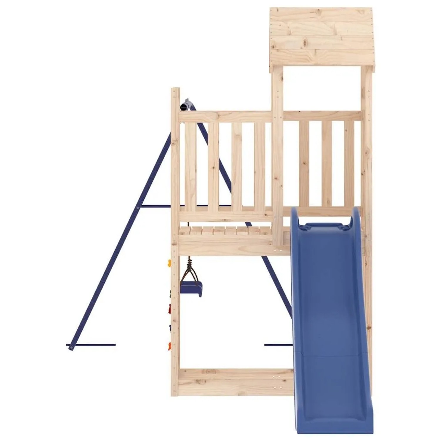 vidaXL Spielturm Massivholz Kiefer 3155903