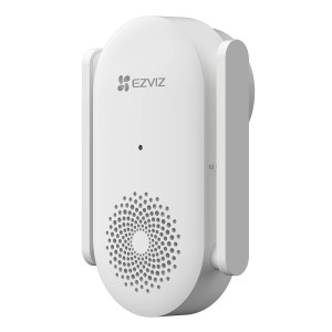 Ezviz CH1 WLAN-Gong für DB2 Türklingel, weiße Innenraum-Sirene mit einstellbarer Lautstärke.