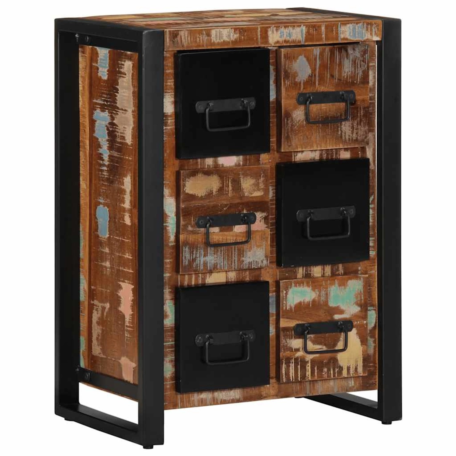 vidaXL Sideboard 50x35x70 cm Altholz Massiv 4013586 günstig online kaufen