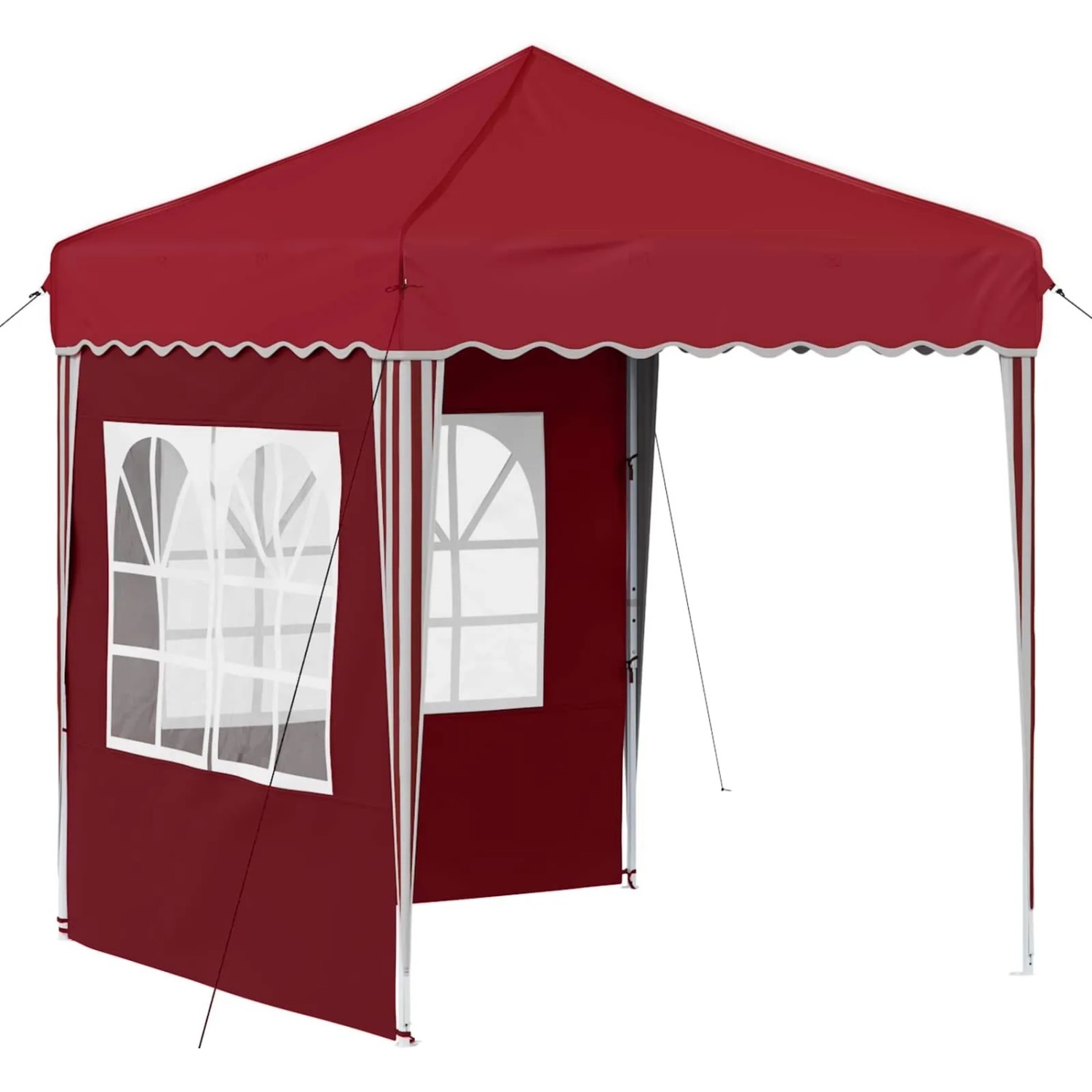 vidaXL Pop-up Partyzelt Bordeauxrot 195 x 195 x 245 cm 42019730