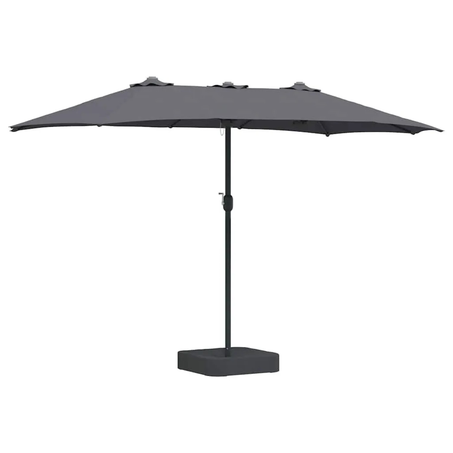 vidaXL Gartenparasol Anthrazit 385 x 209 x 244 cm Stoff 42003277 günstig online kaufen