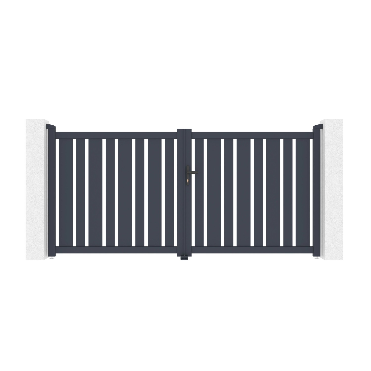 Casanoov Flügeltor 3X1 4M Veymont & Tor 1M Veymont H 1 4M Grau günstig online kaufen