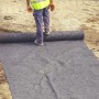 Aquagart Teichvlies 1000g, 20m² Rolle zum Schutz der Teichfolie beim Teichbau.