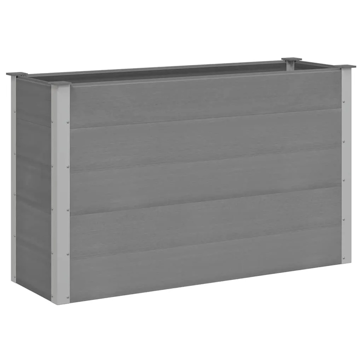 vidaXL Garten-Hochbeet WPC 150 x 50 x 91 cm Grau 43608