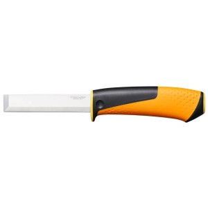 Fiskars Schreinermesser mit Meißelklinge und orange-schwarzem Griff.
