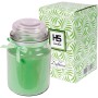 Grüne HS Candle Duftkerze Coconut Limes im Glas mit Geschenkbox.