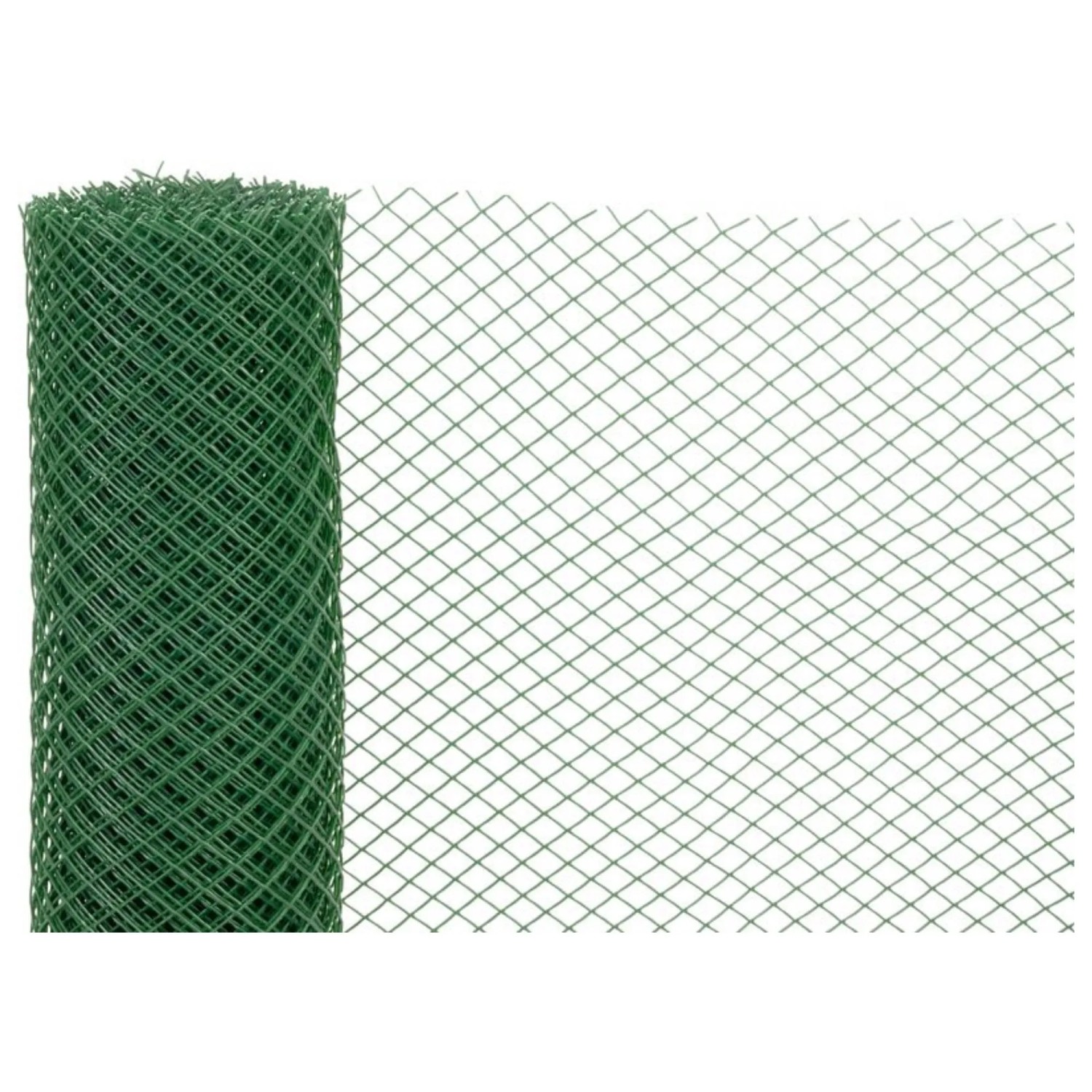 PROREGAL Kunststoffzaun GROWY HxL 1x10m Maschenweite 20x20 mm Rautenstruktur 300g/m2 Grün Kunststoffnetz Kunststoffgitter Gartennetz Schutznetz