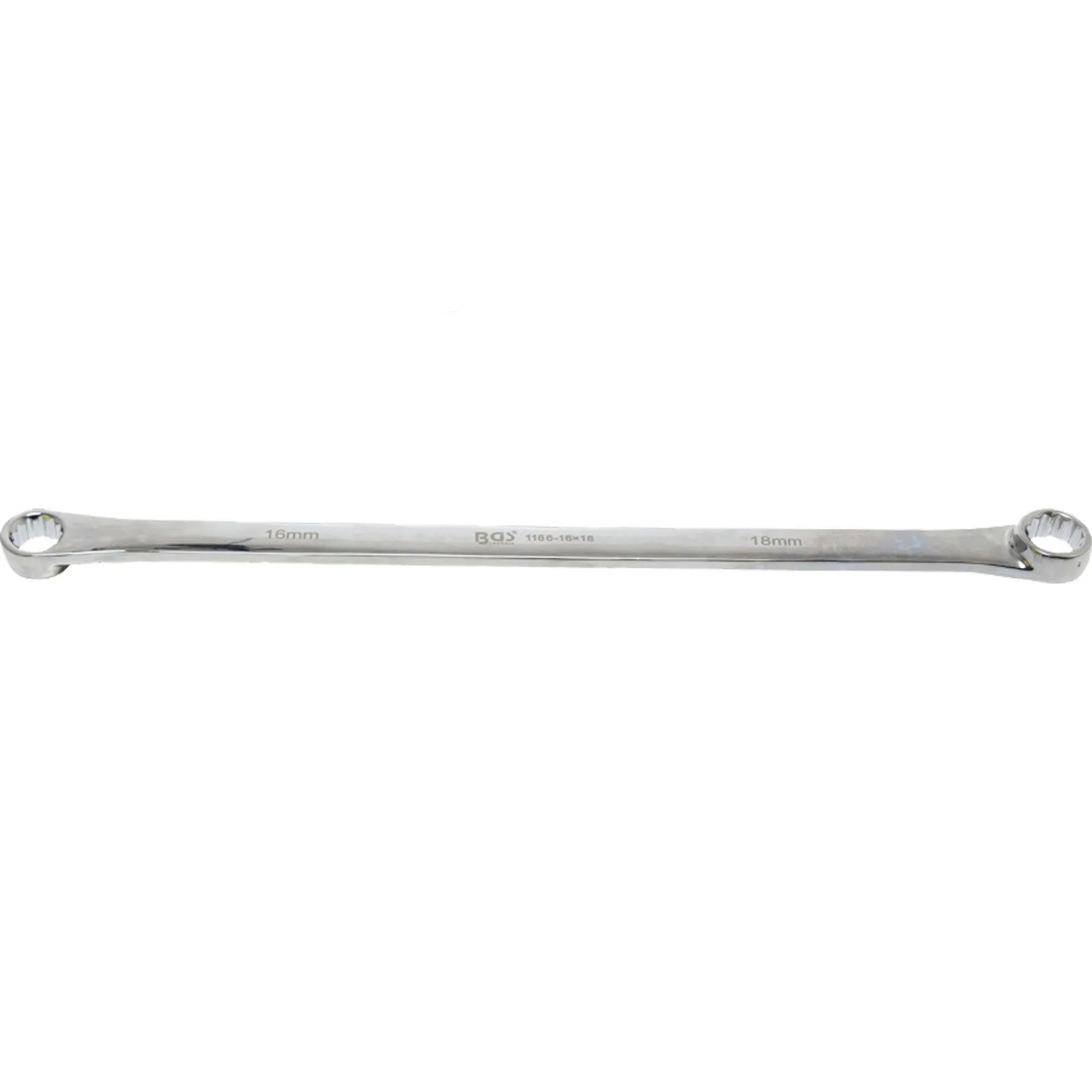 BGS Doppel Ringschlüssel Extra Lang SW 16 X 18 Mm 1186 16X18