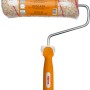 Alpina Farbroller 23 cm mit orangem Griff, ideal für Innenfarben und Kreativ-Effekte.