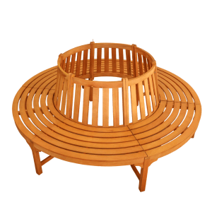 Sedex Baumbank Kentucky, Gartenbank aus Holz für Bäume im Garten.