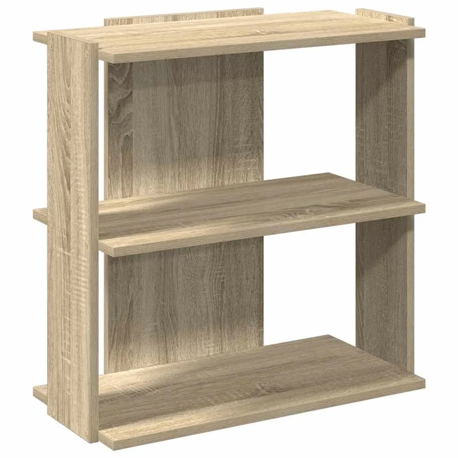 vidaXL Bücherregal 3 Böden Sonoma-Eiche 60x30x60 cm Holzwerkstoff 860249 günstig online kaufen