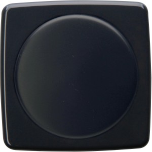 Kopp Dimmerabdeckung Rivo, anthrazit, für Druck-Wechselschalter.