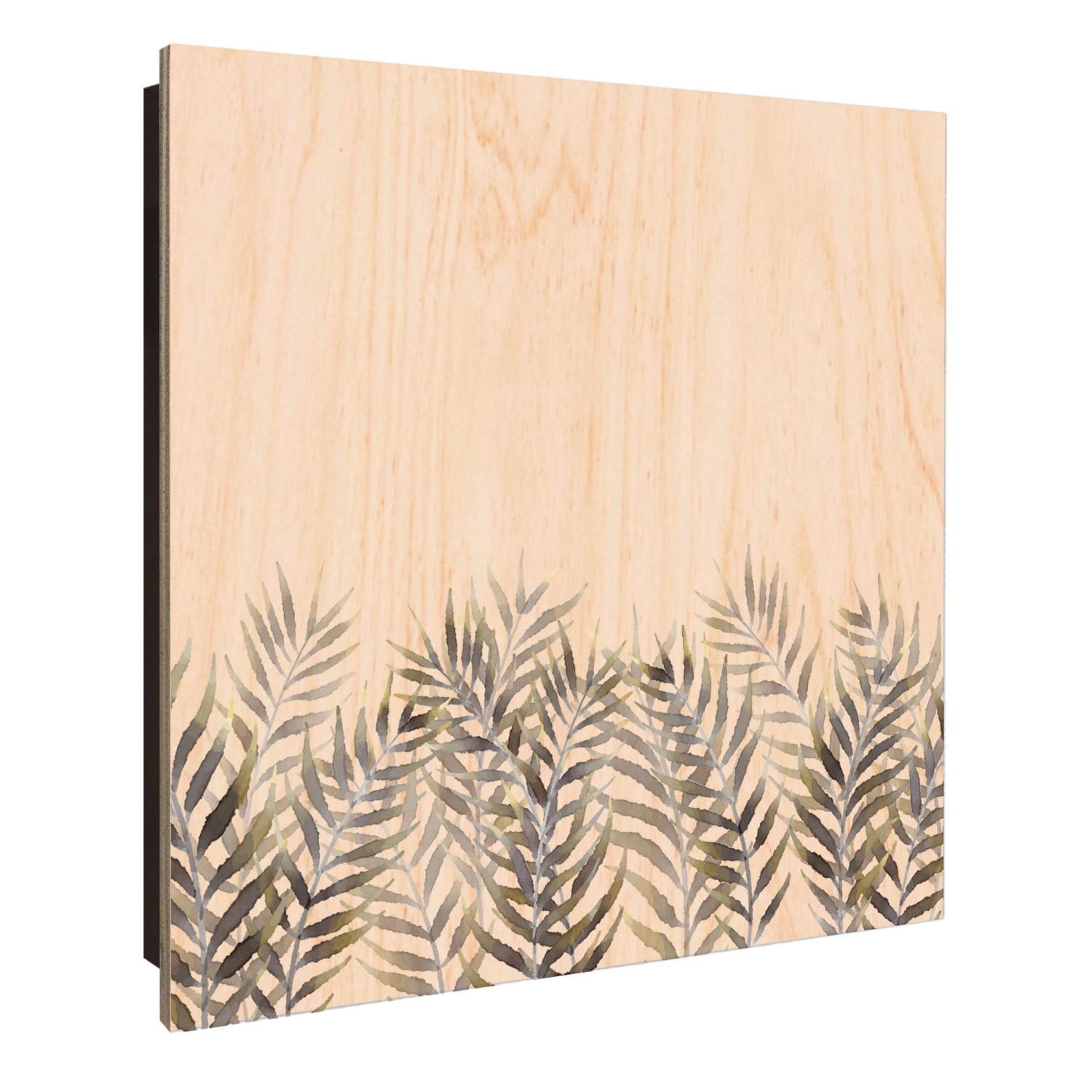 Banjado Schlüsselkasten Holz 30x30cm Schwarz Scharnier Rechts 50 Haken Desi günstig online kaufen