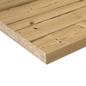 Kaindl Arbeitsplatte Fichte Antique Expressive, 280 cm, Holzdekor für Küche.