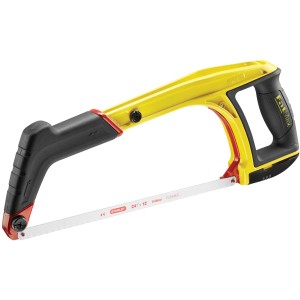 Stanley Fatmax Multifunktionssäge für Metall, gelb/schwarz, mit Metallsägeblatt.