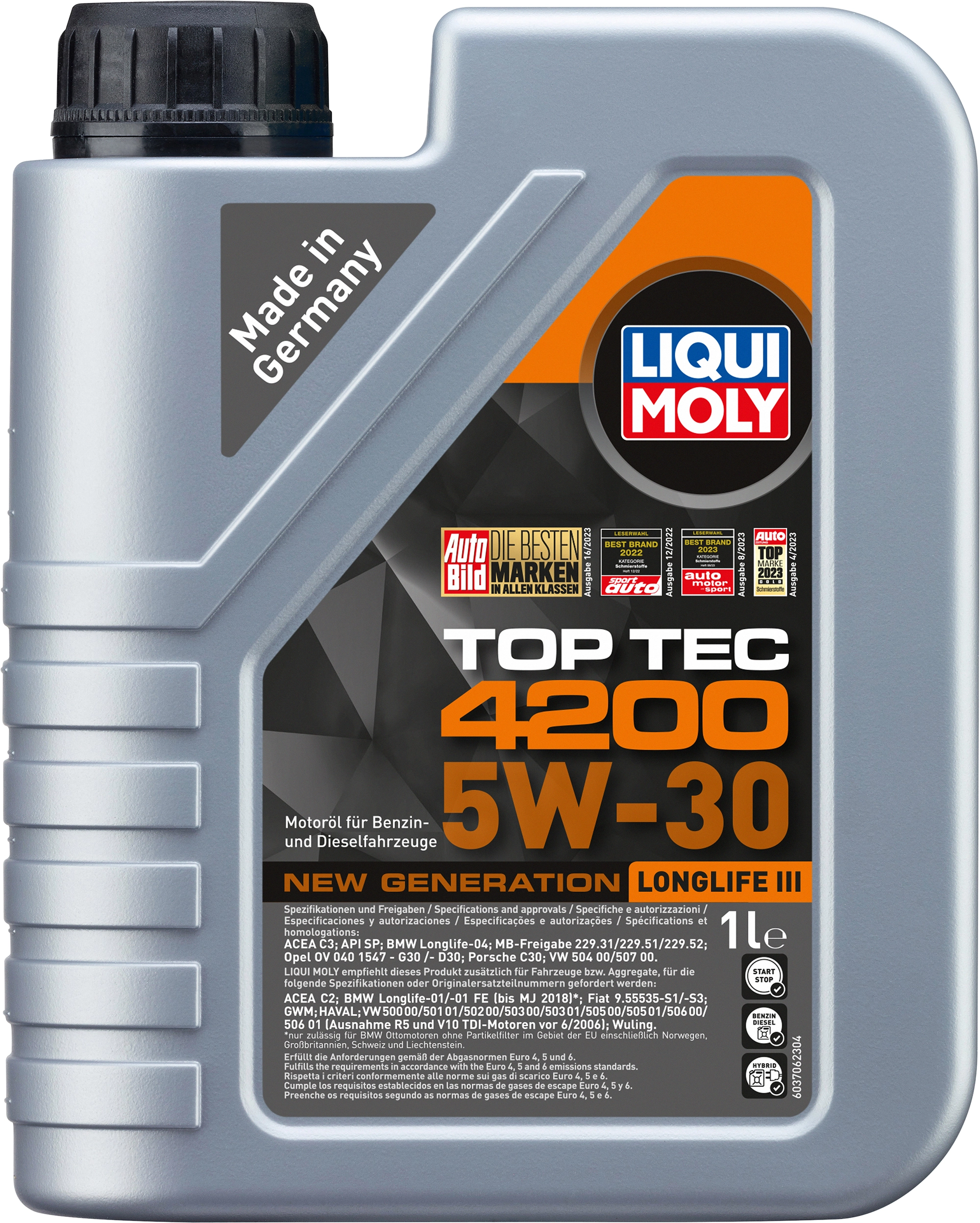Liqui Moly TOP TEC 4200 5W-30 3706 Leichtlaufmotoröl 1 l kaufen