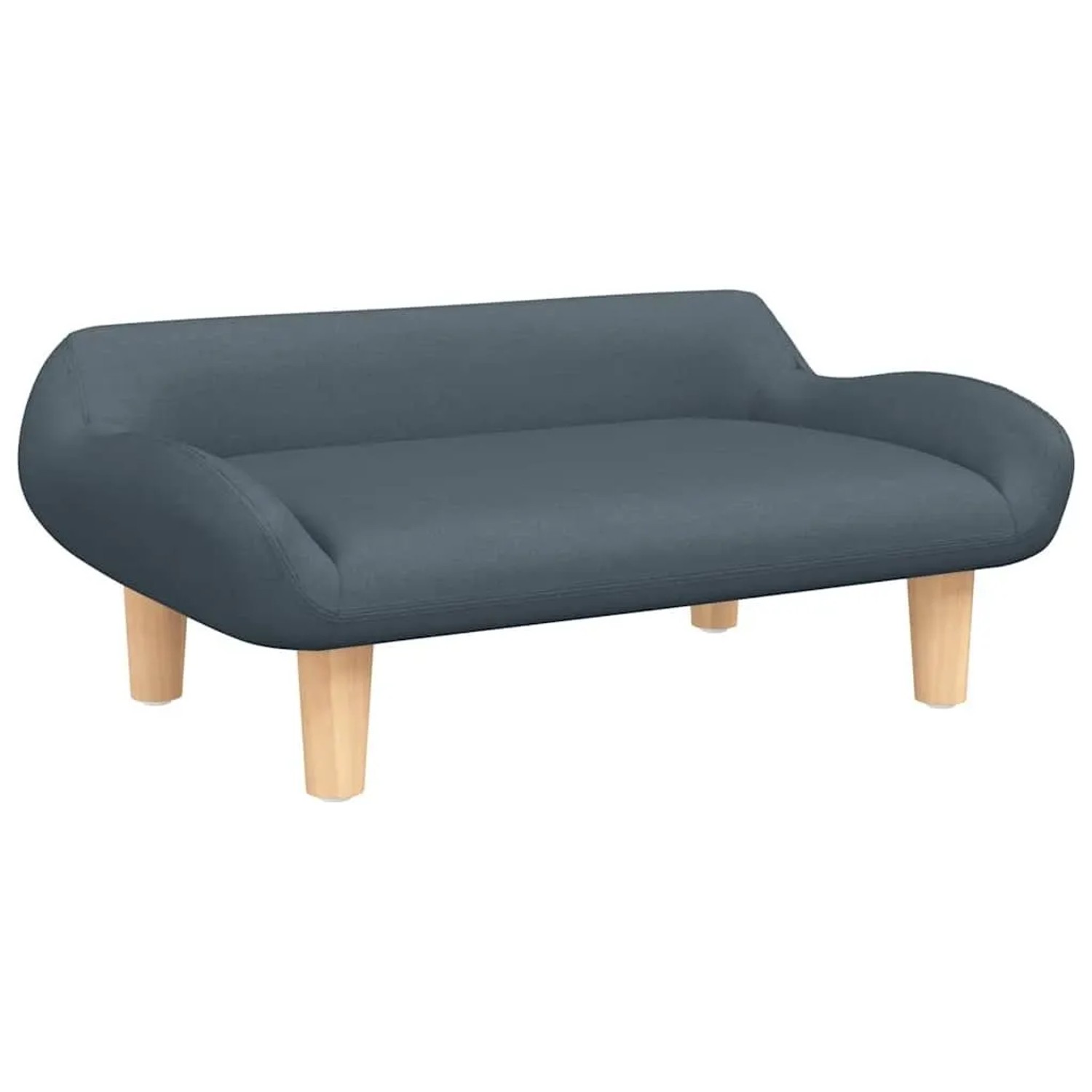 vidaXL Hundebett Dunkelgrau 70x40x24 cm Stoff 171947