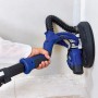 LUX Gitterleinen Comfort Ø 225 mm, Körnung 120 am Trockenbauschleifer im Einsatz.