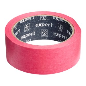 Rolle LUX Flachkrepp Exact Line Soft, 25 m x 38 mm, rosa, für empfindliche Oberflächen.