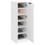 vidaXL Schuhschrank Weiß 30x35x100 cm Holzwerkstoff 811430_4