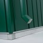 Biohort Regenfallrohr-Set für Gerätehaus Europa, Quarzgrau, mit Fallrohr und Auslaufbogen.