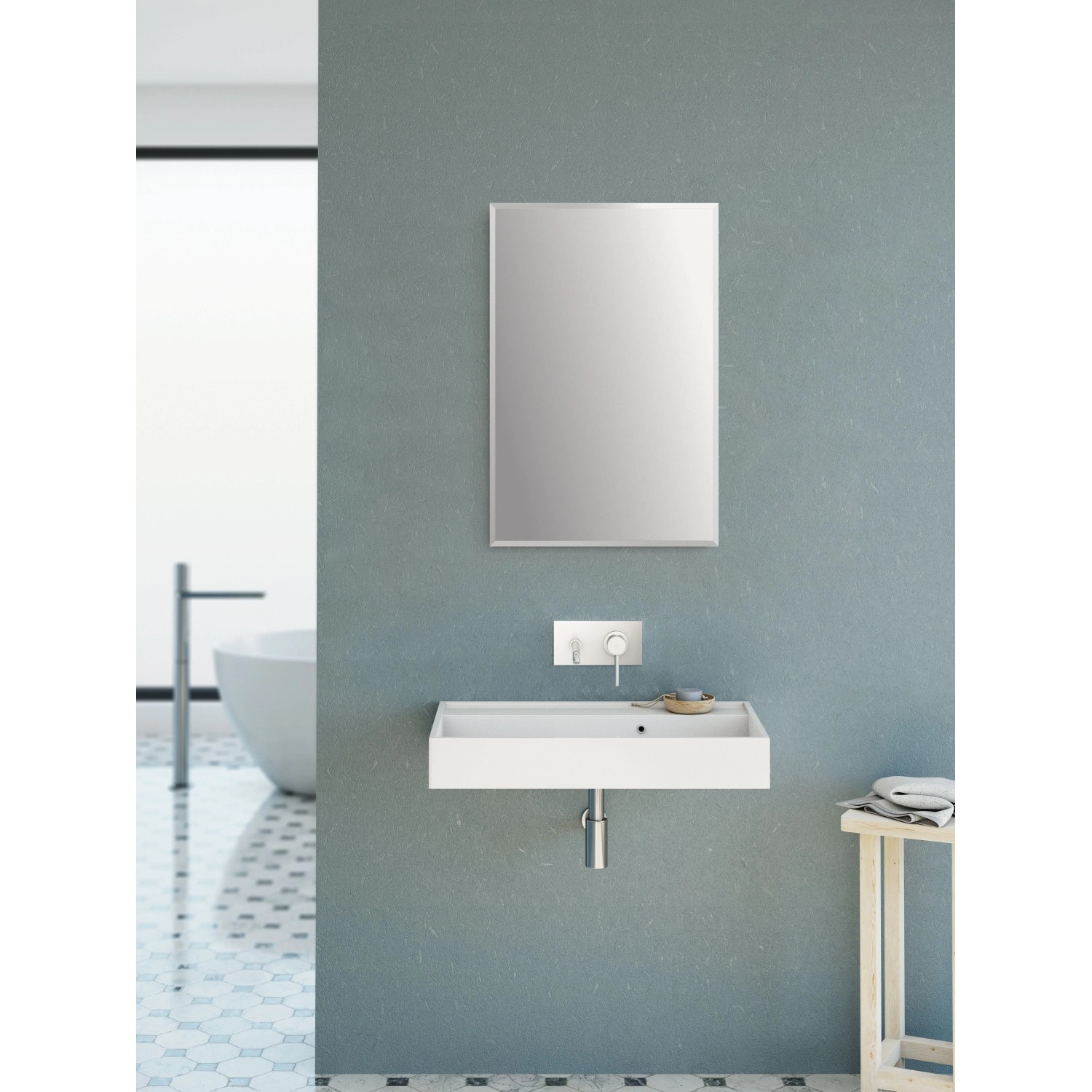 Kristall-Form Facettenspiegel Gennil 40 cm x 60 cm Rechteckig_2